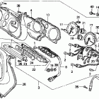 CBR1000F Speedometer @ tachometer