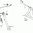 CB1000 Подножка