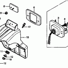 CT70 Фонарь задний