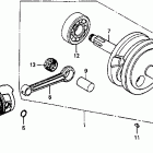 CT70 Коленвал