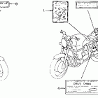 CB1000 Лейбл предостережения