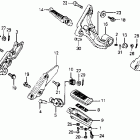 CB1000 Подножки