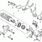 CBR1000F Вилка переключения передач