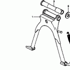 CT70 Подножка