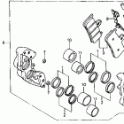 RVF750R Передний тормозной суппорт