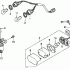 CBR1000F Фонарь задний