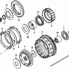 RVF750R Сцепление