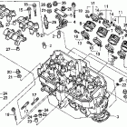 CBR1000F Головка цилиндра