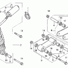 CBR600F2 F2 rear shock absorber 94-96