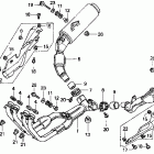 CBR1000F Глушитель