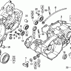 CR250R Картер двигателя