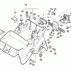 CBR600F2 Заднее крыло