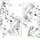 GL1500A Передний тормозной суппорт