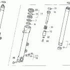 CBR600F2 Передняя вилка