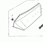 GL1500A L. side cover set 92