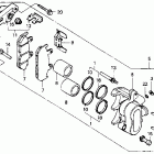 VT600CD Передний тормозной суппорт