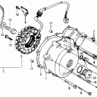 NT650 Крышка картера левая