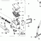 GL1500A Главный тормозной цилиндр - передний