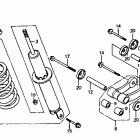 XR80R Задний амортизатор