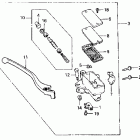 NT650 Главный тормозной цилиндр - передний
