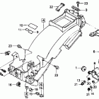 NT650 Заднее крыло