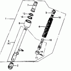 Z50R Передние аммортизаторы