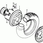 Z50R Переднее колесо