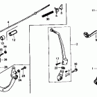 XR600R Педаль тормоза