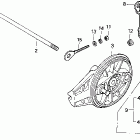 XR100R Задний тормоз