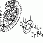 XR80R Заднее колесо