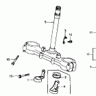 XR600R Траверса нижняя