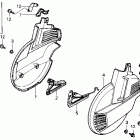 GL1500A Front wheel cover