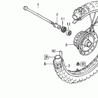 XR100R Переднее колесо