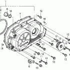 VFR750F Крышка картера правая