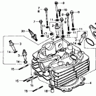 XR600R Cylinder head 88-92