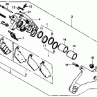 ST1100A Задний суппорт тормозной