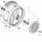 NT650 Переднее колесо