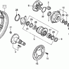 VFR750F Rear wheel 90-93