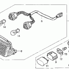 VFR750F Фонарь задний