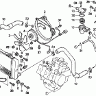 VFR750F Радиатор