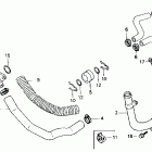 NT650 Патрубки охлаждения