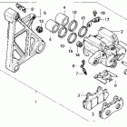 GL1500A Задний суппорт тормозной