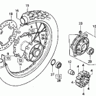 XR250L Заднее колесо