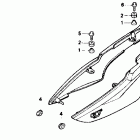 NT650 Облицовка сидения