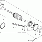 VFR750F Стартер электрический