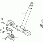 VFR750F Траверса нижняя