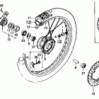 XR600R Переднее колесо