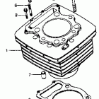 XR600R Цилиндр