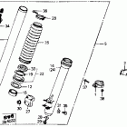 XR200R Передняя вилка