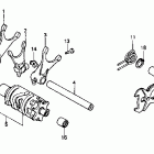 XR600R Вилка переключения передач
